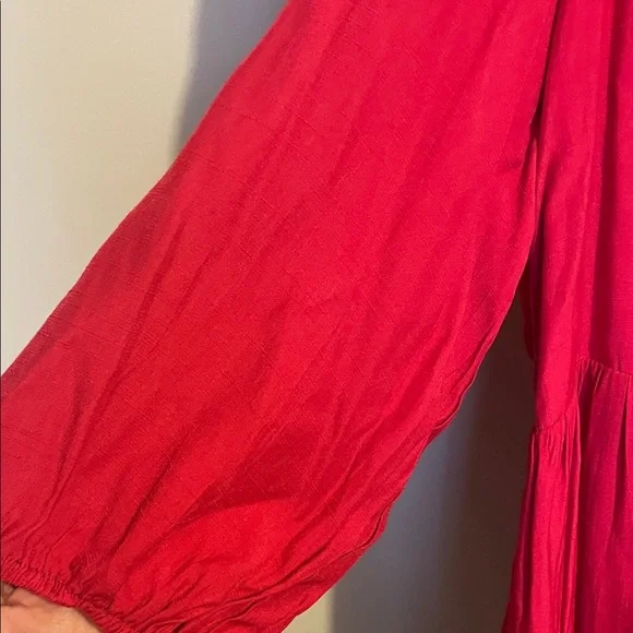 TCEC Red Long Sleeve Women's Dress - Picture 2 of 5